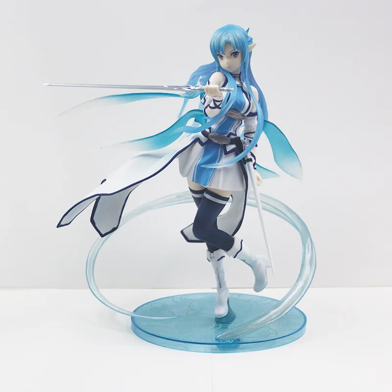 

Anime Figure Toys Sword Art Online Yuuki Asuna 1/7 Scale ALO Ver. water Elf PVC Action Figure Toys Collection Model Gift 23cm