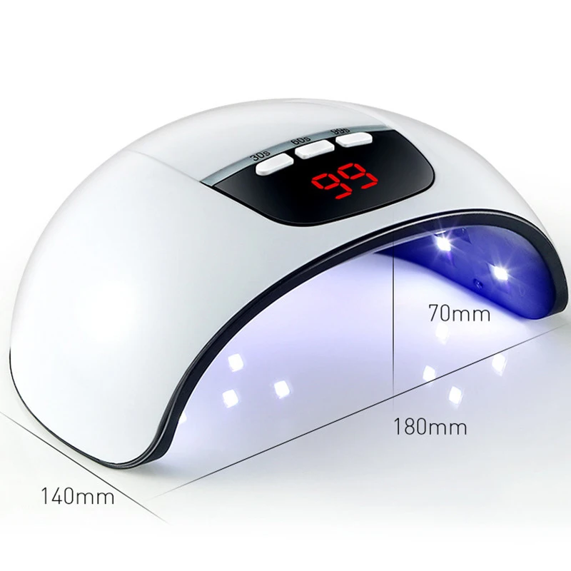 Светодиодная УФ лампа для ногтей Портативный 54W 15 светодиодов Сушилка лак леча