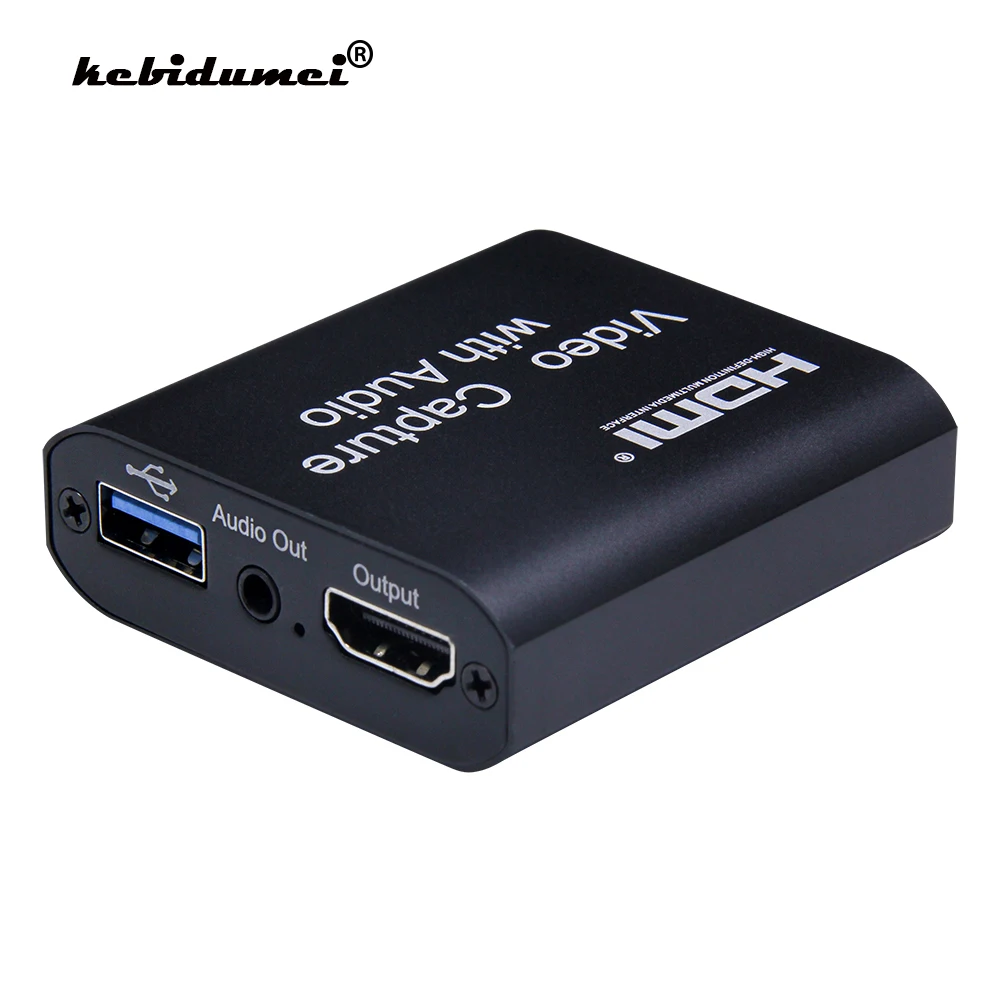 Выход Loop Out 4K HDMI совместим с 2 0 видеозаписью коробка для записи видео ПК потоковый