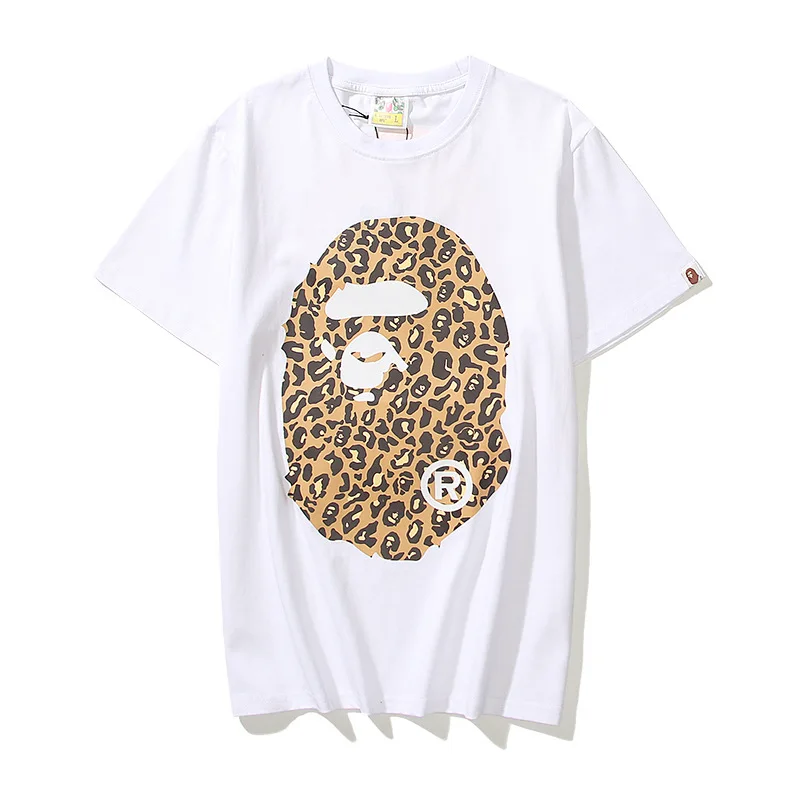 

Fungi New bape spring short sleeve loose fitting summer T-shirt