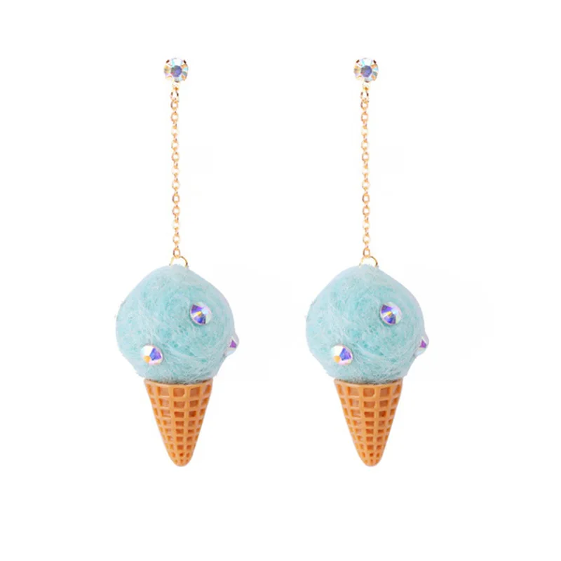 Серьги-подвески в Корейском стиле украшения из гипоаллергенной ткани для ушей