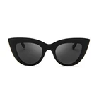 Солнцезащитные очки кошачий глаз женские, винтажные брендовые дизайнерские модные пикантные леопардовые солнечные очки