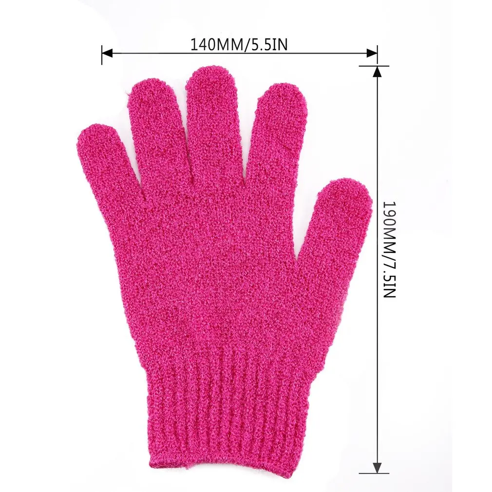 

1pc Exfoliating Gloves Full Body Scrub Dead Cells Soft Skin Blood Circulation Shower Bath Spa Exfoliation Accessories