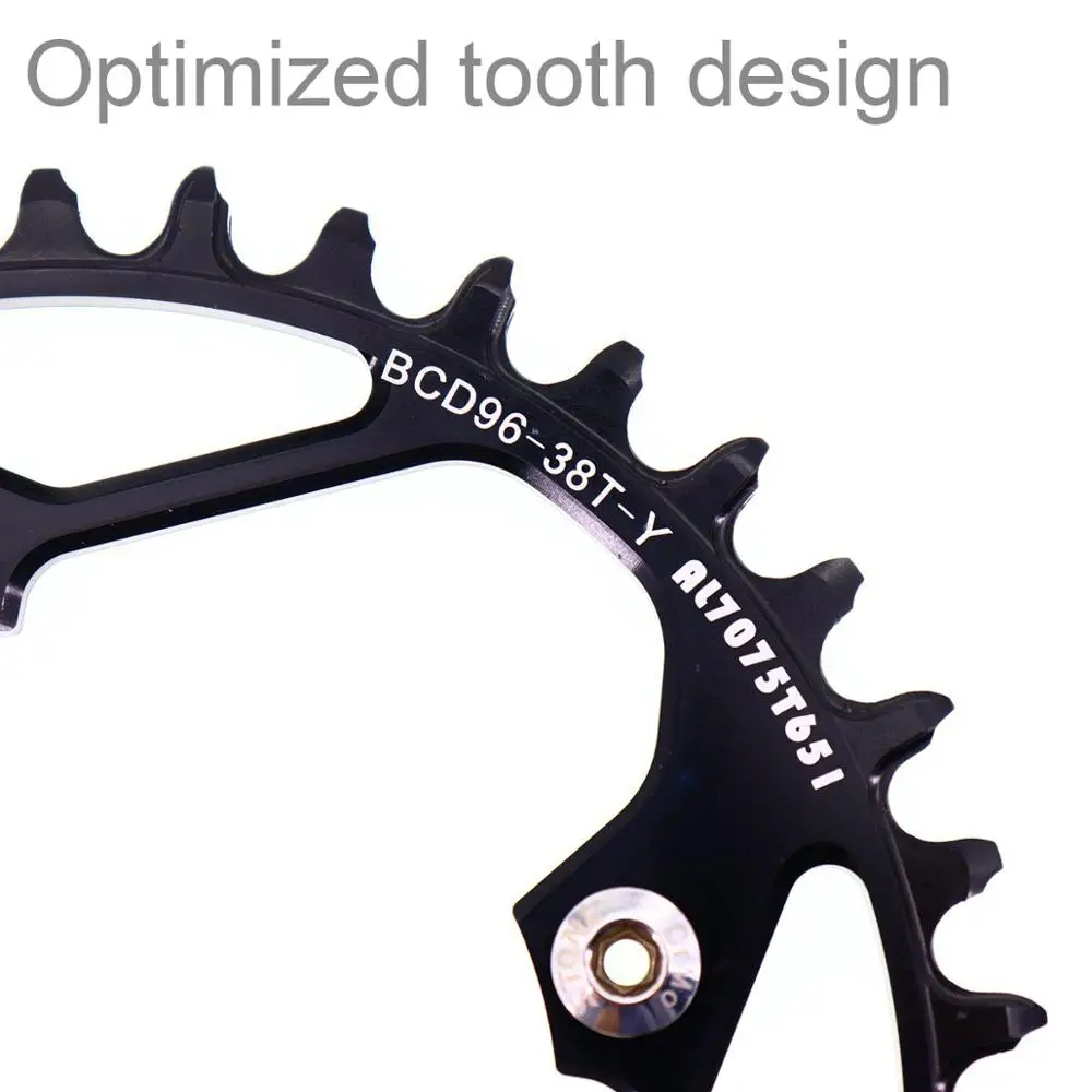 Каменная Звездочка круглая 96BCD для Shimano alivivo M782 M4000 M4050 M612 XTC820 36t 38 40t 42 44 46 48T MTB
