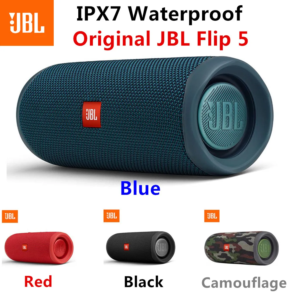 JBL-Altavoz Bluetooth Flip 5 potente, portátil, inalámbrico, resistente al agua, Boombox de...
