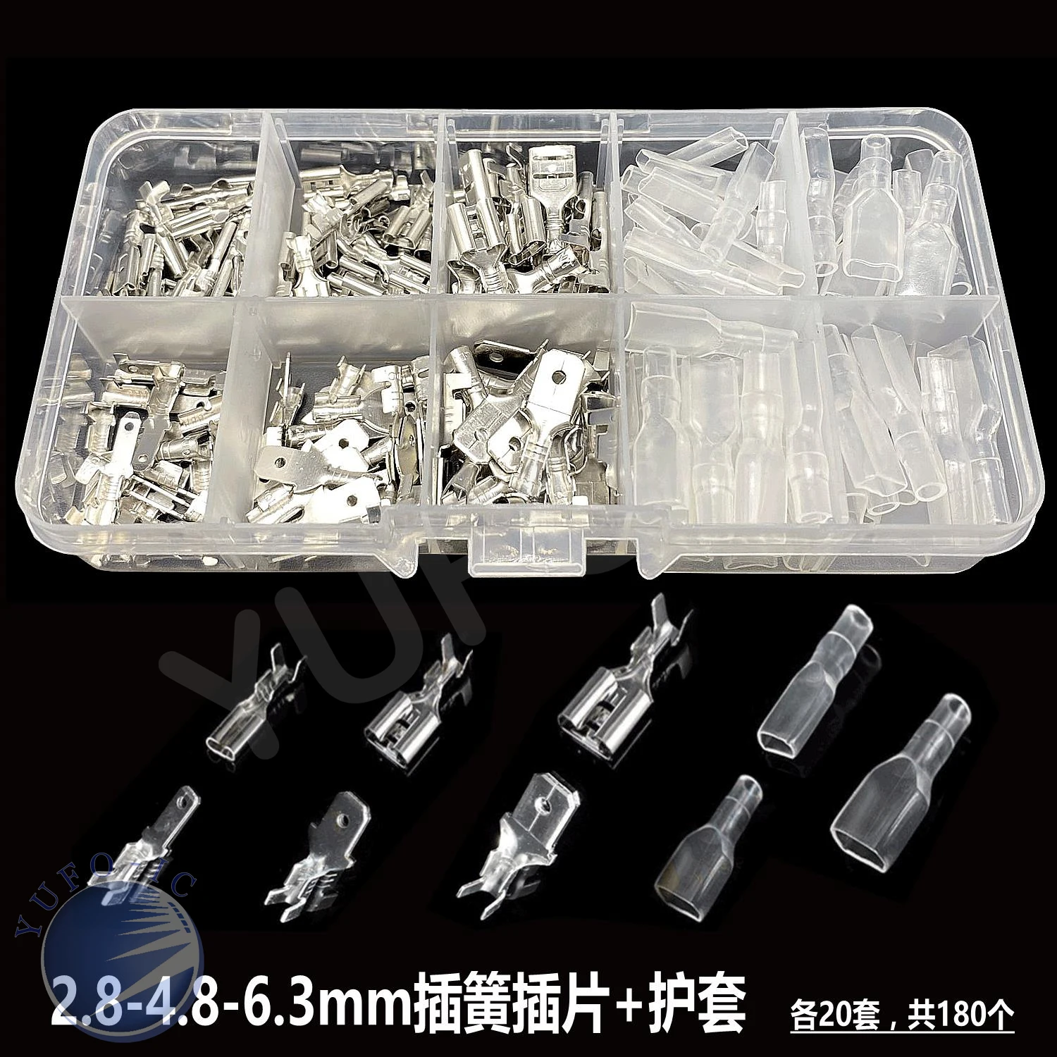 180 шт. обжимные штекеры для 22-16 AWG 0 5 мм2-1 мм2 | Интегральные схемы