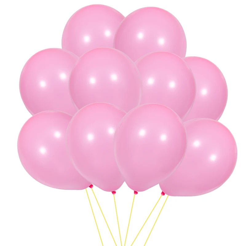 50 шт. латексные воздушные шары золотистые белые черные розовые|Воздушные и