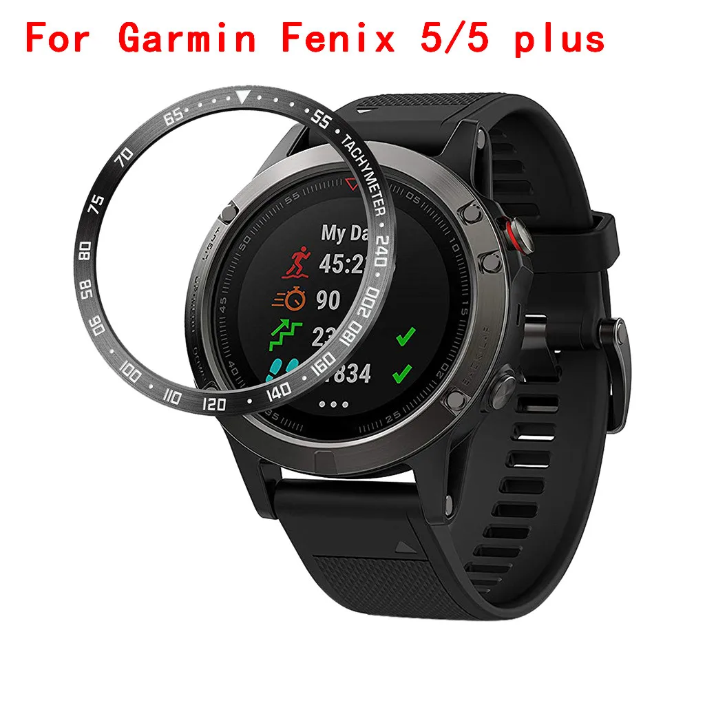 Часы Ободок кольцо клейкая крышка Анти чехол от царапин для Garmin Fenix 5/5 плюс Смарт часы аксессуары Fenix5 Fenix 5 plus#1120