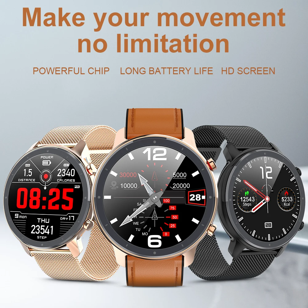 

Smart Watch Waterproof Smartwatch 24 Days Battery Music Control
