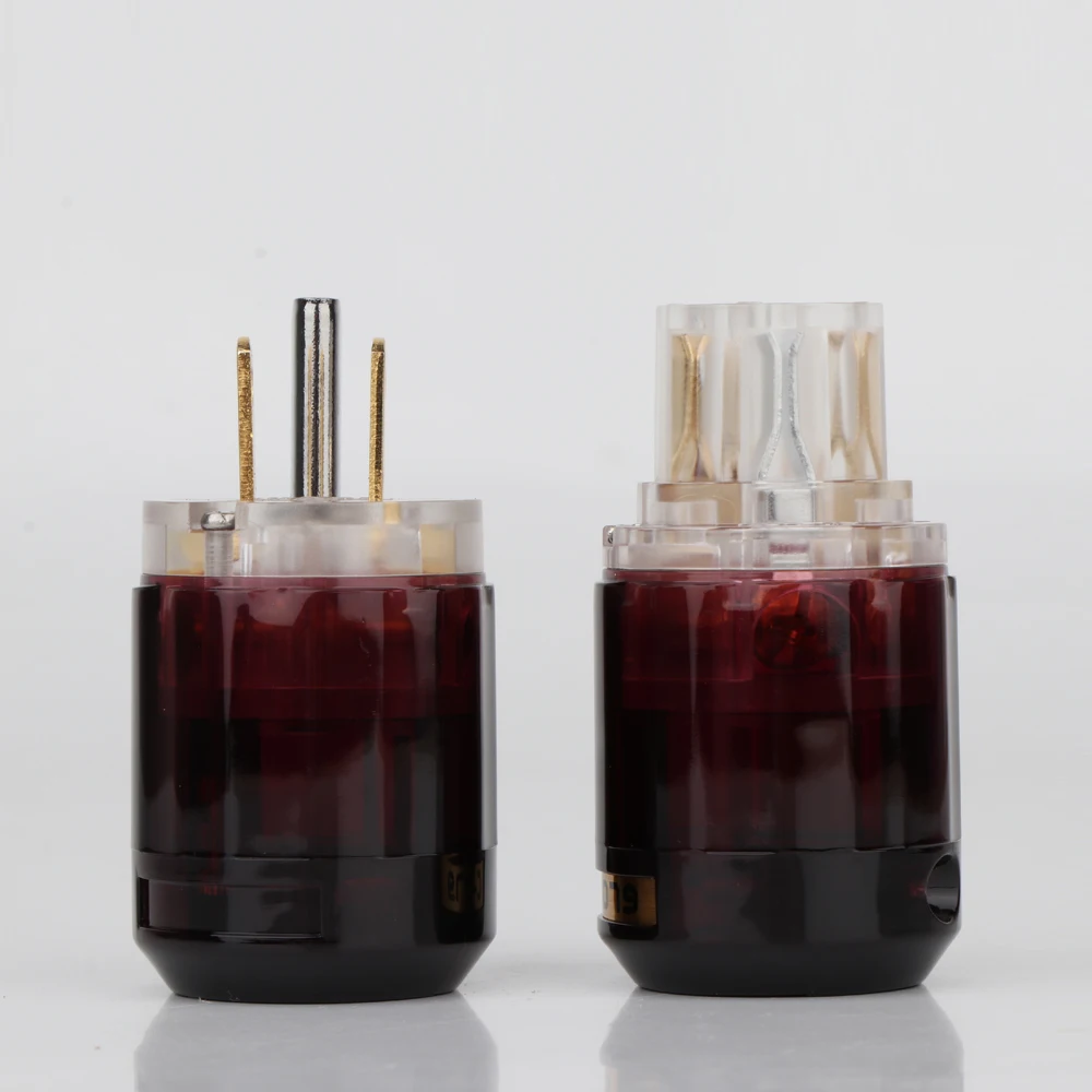 Pair P 079 IEC + P079 24k позолоченная вилка стандарта США разъем питания Hifi DIY C079|iec connector|c-079