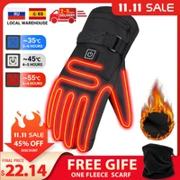 winter gloves for men snowboard women touchscreen usb heated gloves camping water resistant hiking skiing moto motorcycle gloves