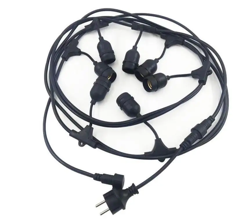 Светодиодная уличная гирлянда E27 креативная Подвесная лампа для кафе террасы