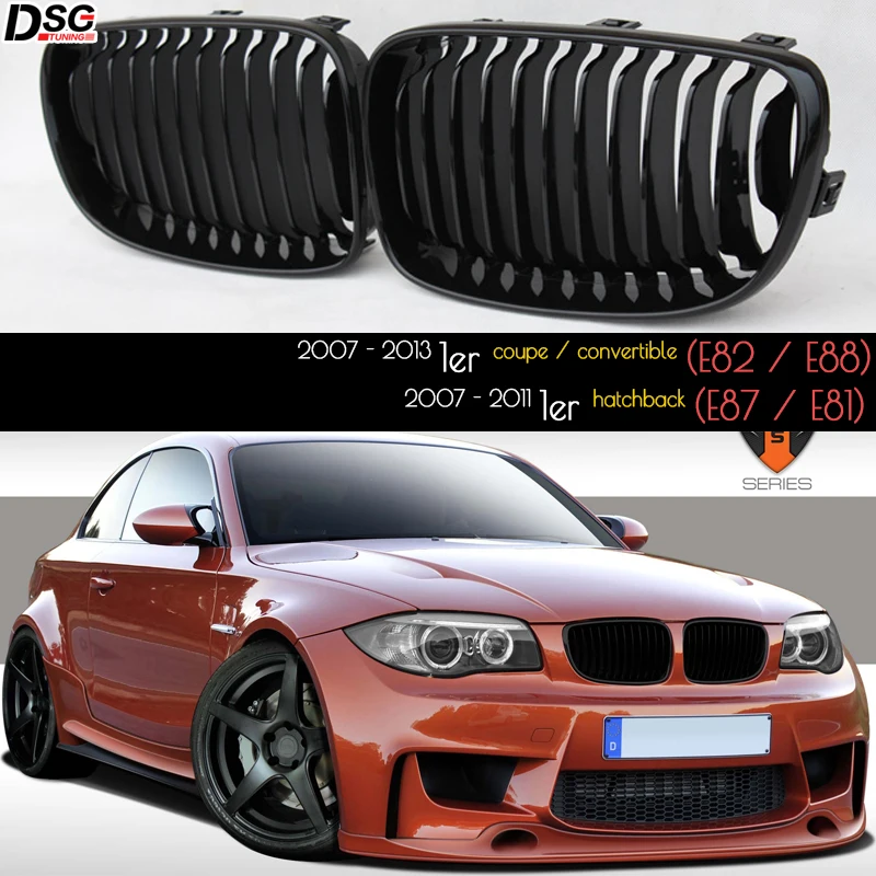 1 пара передний бампер для BMW серия го поколения 2007 2013 хэтчбек E87 E81 купе E82