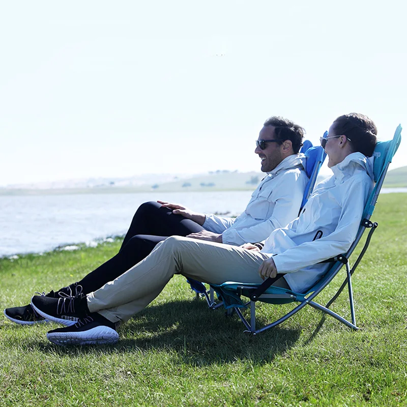저렴한 높은 품질 야외 의자 접는 의자 낚시 의자 휴대용 캠핑 의자 인체 공학 높은 다시 비치 의자 통기성
