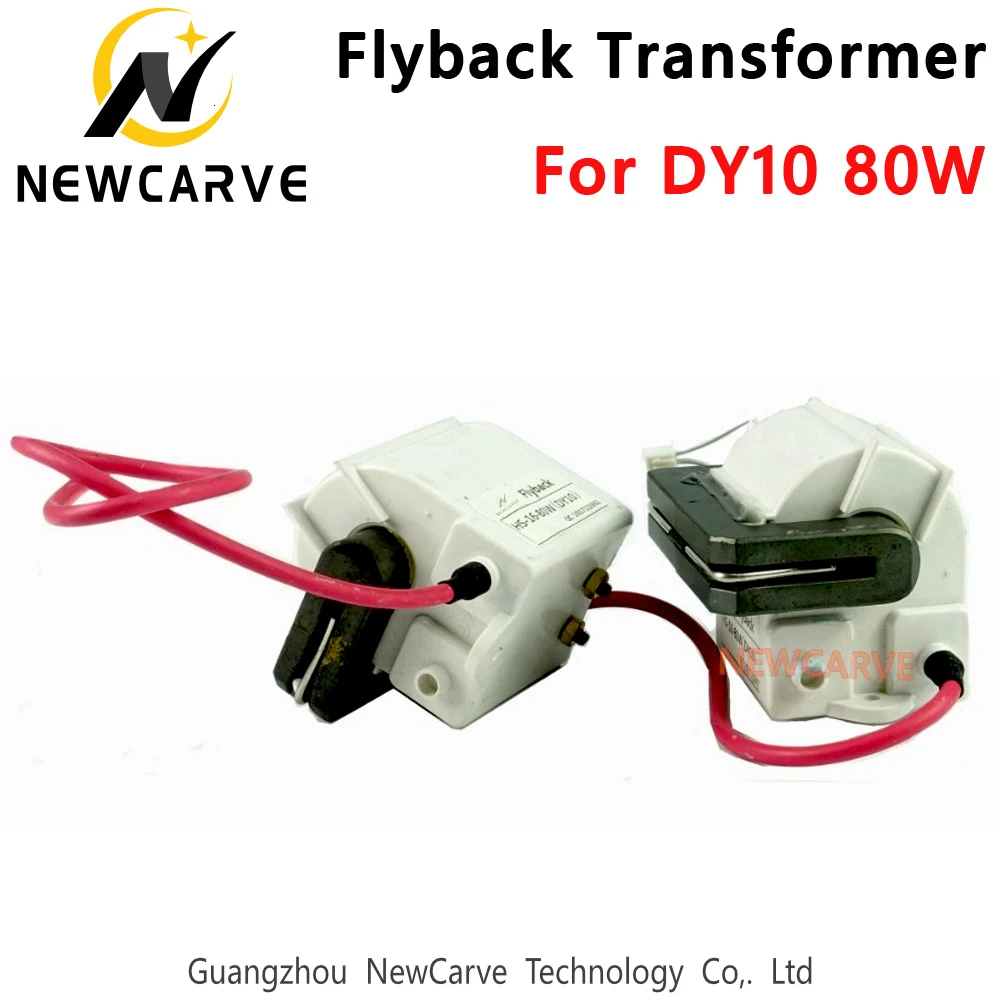 80W High Voltage Flyback Transformer For RECI DY10 CO2 Laser Power Supply NEWCARVE