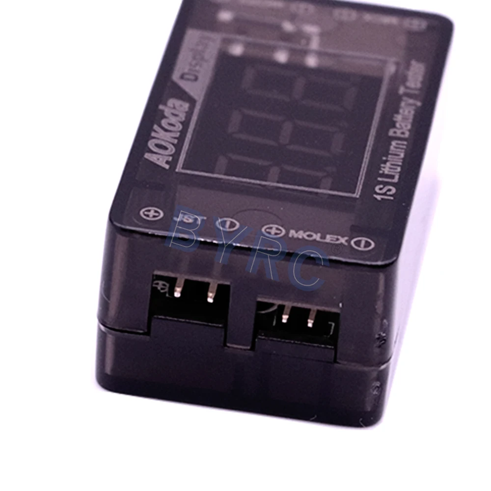 AOKoda AOK 041 1S тестер литиевой батареи индикатор для проверки JST MOLEX mCPX MCX Штекерный