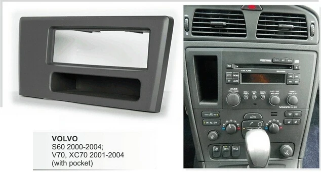 Автомобильная панель для Volvo S60 2000-2004 V70 XC70 2001-2004 (с карманом) | Автомобили и