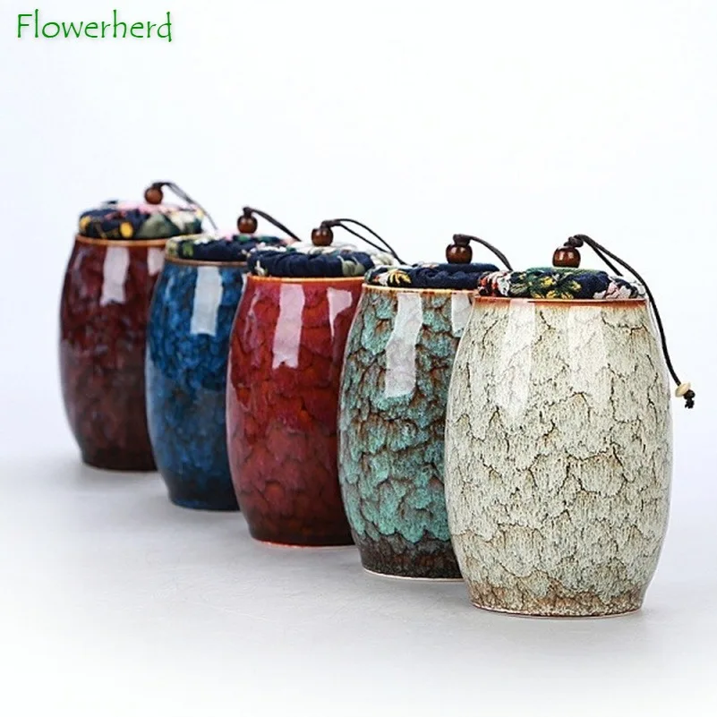 Фарфоровые чайные картриджи посуда для чая урна кремации погребальная банка