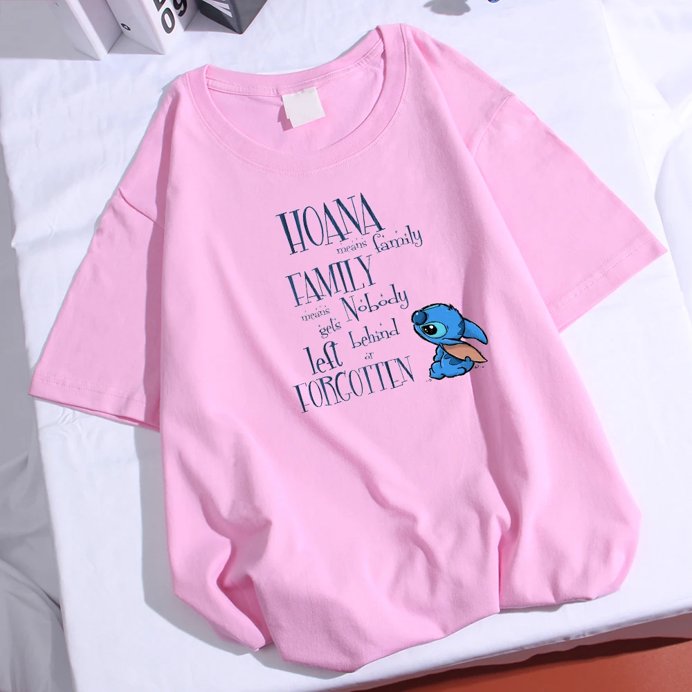 Из мультфильма Лило Стич Любовь Математика футболки кавай женские Disney одежда в