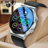 lige 2021 new bluetooth call watch smart watch men ip68 waterproof full touch screen sports fitness smartwatch for xiaomi iphone