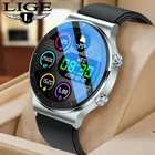 Смарт-часы LIGE мужские с поддержкой Bluetooth и сенсорным экраном