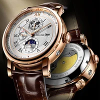 2023 TEVISE Business Waterproof Mens Mechanical Watches Top Brand Luxury Leather Watch For Men 1