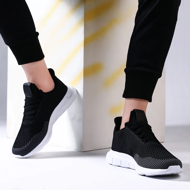 Новинка мужские кроссовки Повседневная обувь унисекс для взрослых дышащая