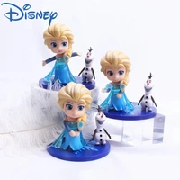 disney frozen series princess aisha figurine olaf pvc birthday cake decoration model toys childrens christmas gifts
