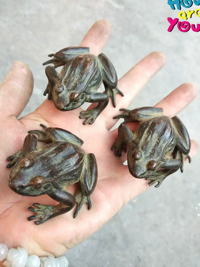 3 винтажный амулет Риши лягушка экзорциз дух Лар талисман счастливый