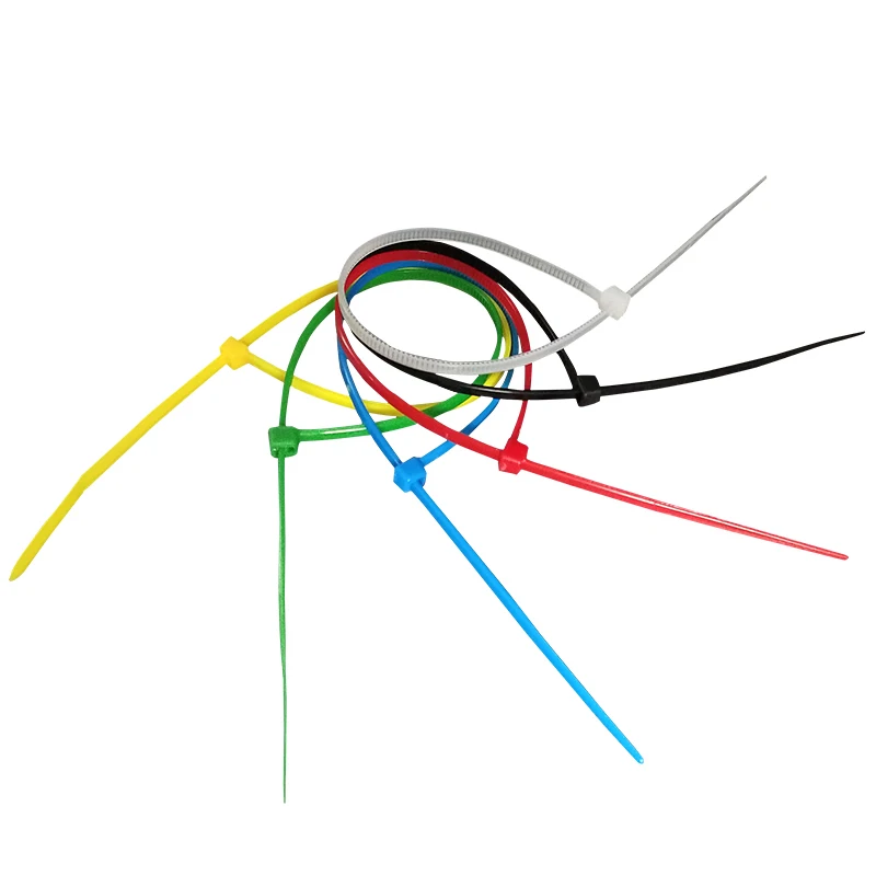 3*100 мм самоблокирующийся пластиковый нейлоновый кабель с застежкой-молнией 100 шт.