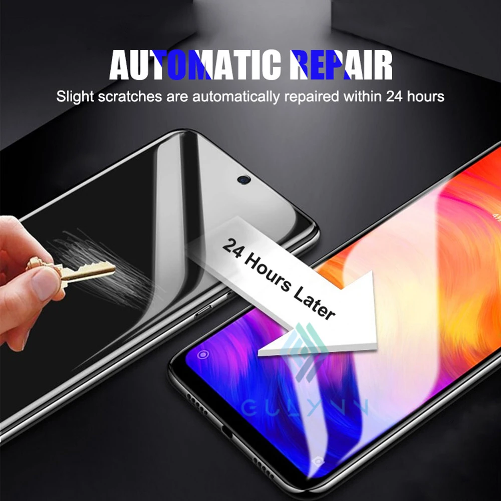 Передняя и задняя укрепить гидрогель пленка для Xiaomi Redmi Note 5 6 7 8 9 K20 Pro защитное
