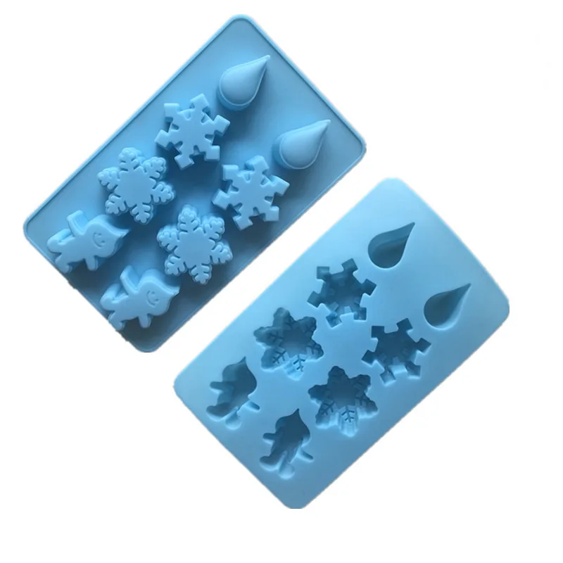 8 формами Рождественская серия силиконовая форма для выпечки прессформы