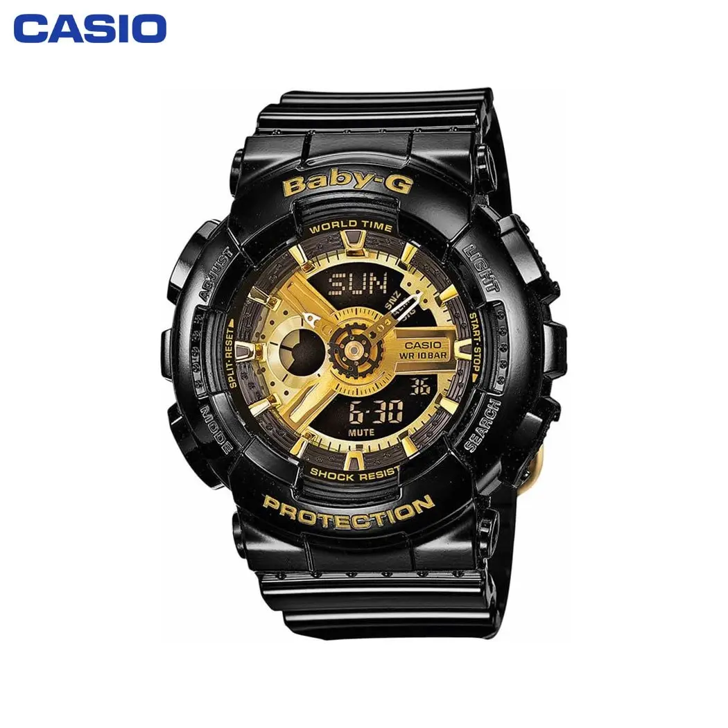 Наручные часы Casio BA-110-1A женские электронные на пластиковом ремешке |