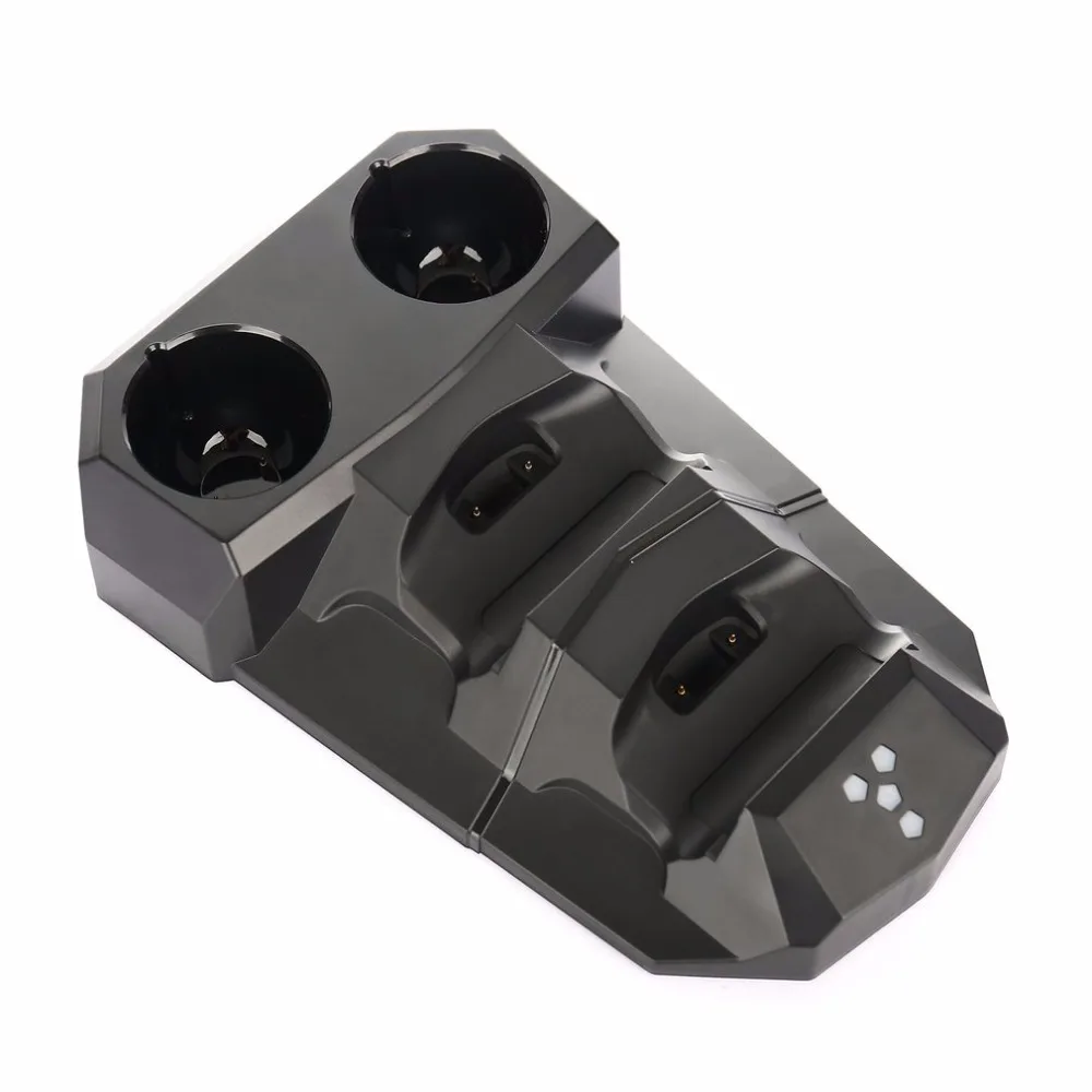 4-в-1 зарядка через usb док-станция с светодиодный светильник двумя Зарядное