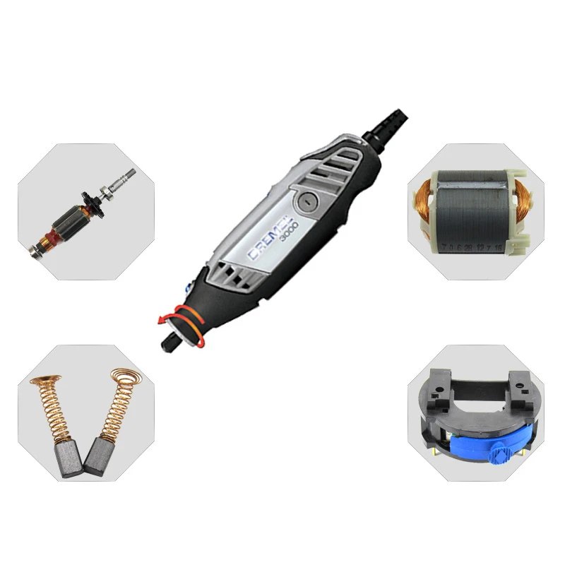 AC220 240V запасные части для электроинструмента Bosch Dremel гравировальный станок 3000