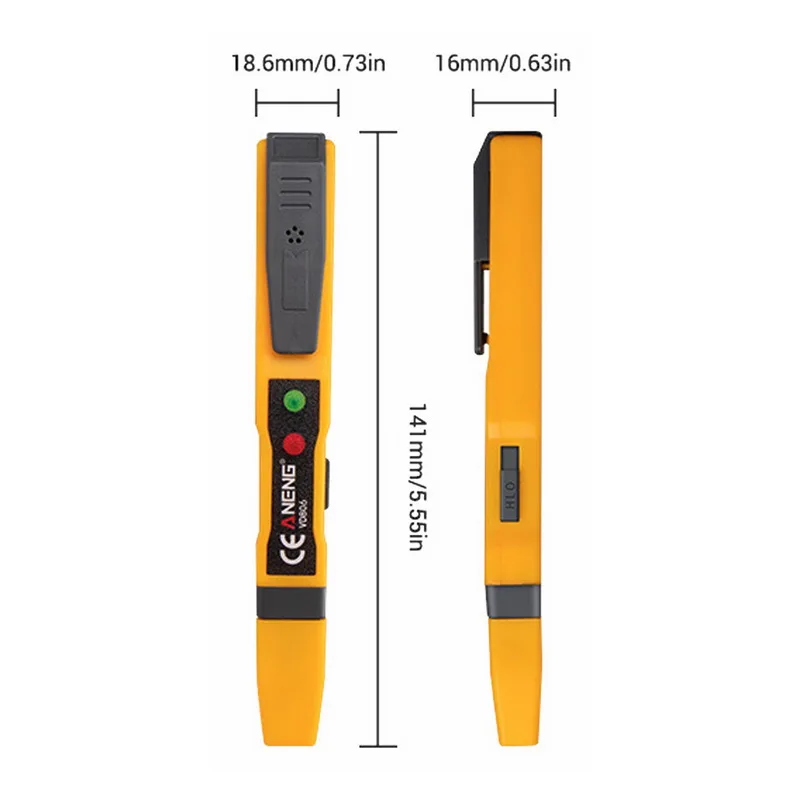 Бесконтактный светодиодный светильник на переменном токе Напряжение тестер