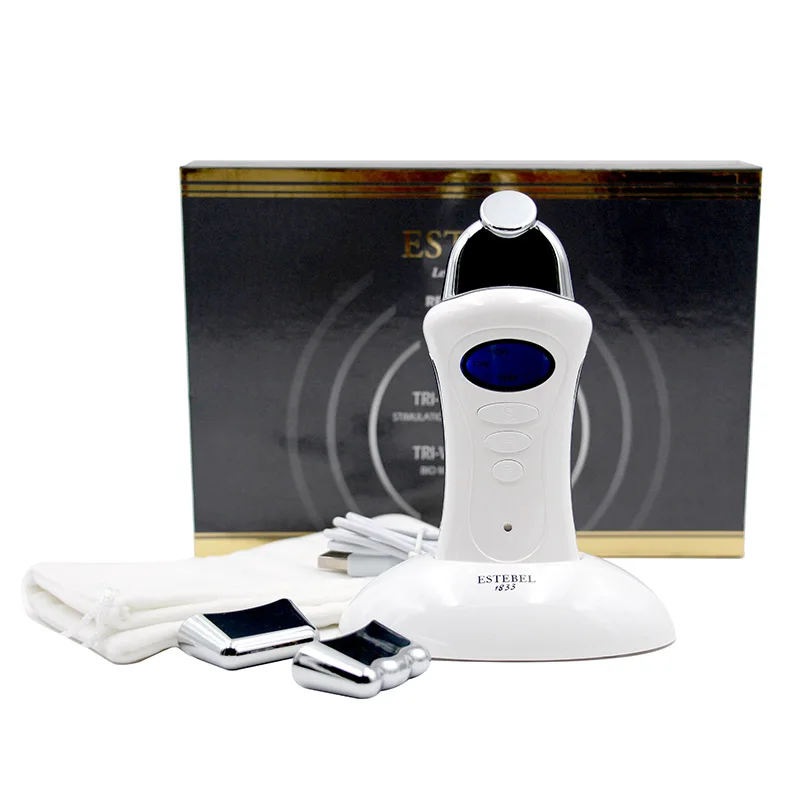 

USB Charging Biological Microcurrent Shrink Pores Absorb Nutrients Remove Acne Skin Care Machine STTX889