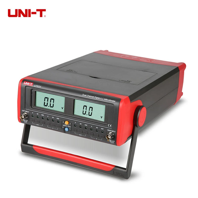 UNI T UT631/UT632 двухканальный цифровой измеритель переменного тока вольтметр тестер