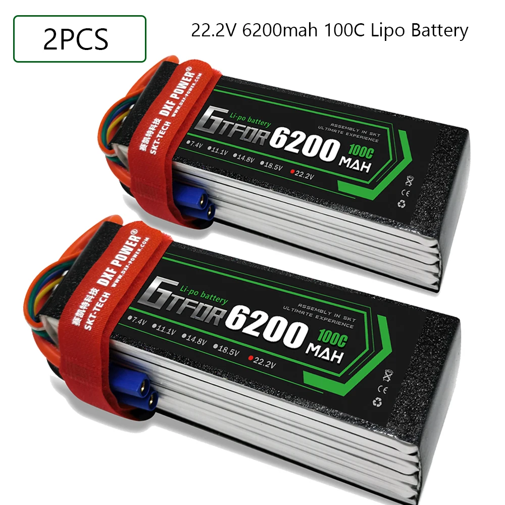 

GTFDR 6S 22,2 V 6200mah 100C-200C Lipo батарея 6S XT60 T Deans XT90 EC5 для FPV дрона самолета автомобиля гоночного грузовика лодки RC части