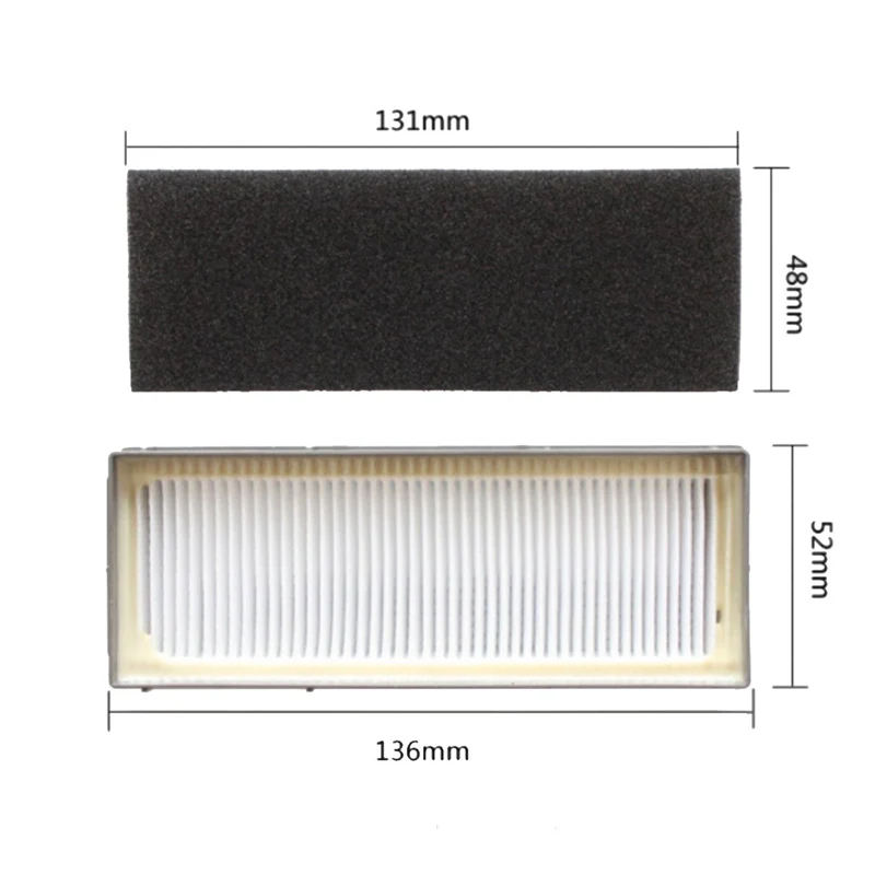 

10pcs Set Vacuum Parts Fit For Ecovacs DN78-KTA Robotics Deebot N78D Replacement