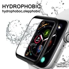 Защитная пленка для Apple Watch Series 6 5 4 SE, мягкое стекло 3D, изогнутая, полное покрытие, гибкая, 40 мм 44 мм