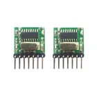 2 шт. 433 МГц Супергетеродинный радиочастотный беспроводной передатчик Модуль 1527 кодирование EV1527 код широкое напряжение 3в-24в для дистанционного управления