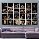 Гобелен с мандалой, настенный коврик с животными, психоделический ковер, настенный гобелен, Зебра, хиппи, богемный декор, настенная ткань, настенное одеяло, йога