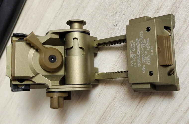 Новый Открытый тактический Сплав L4g24 кронштейн NVG CNC для шлема BK очков ночного