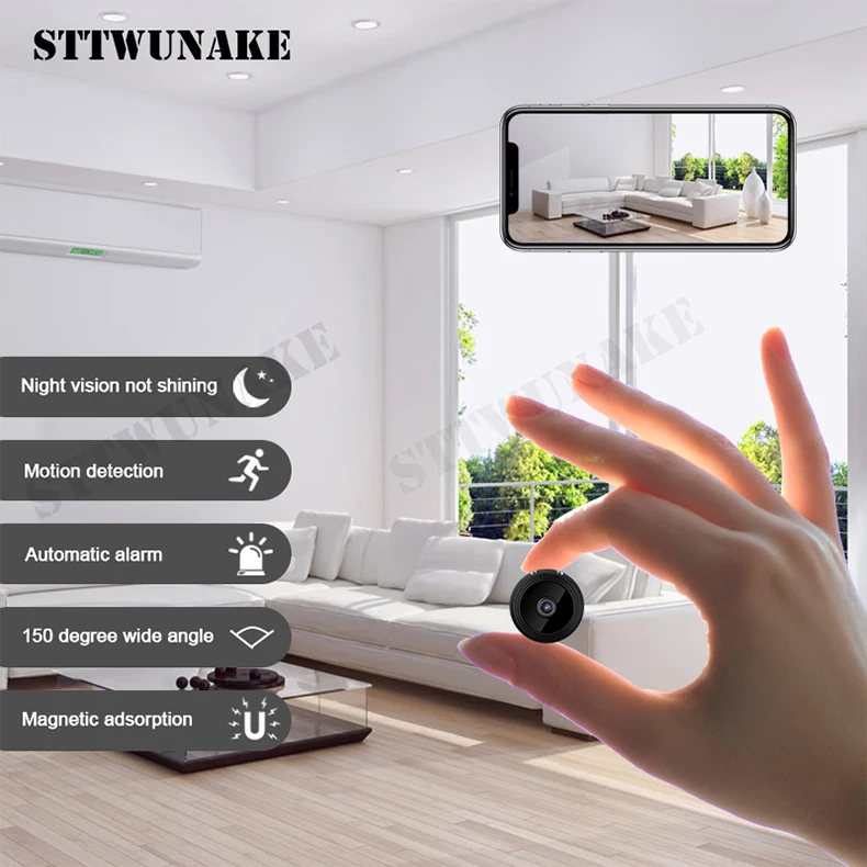 Мини wifi камера IP hd секретная камера микро маленькая 1080p Беспроводная видекам для дома и улицы XIXI SPY