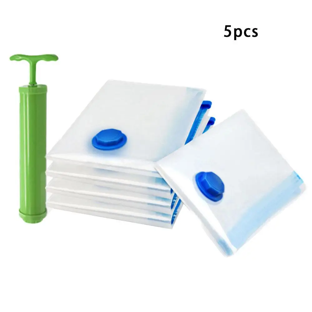 

PA+PE Convenient Travel Storage Bag Vacuum Storage Bag Hand Pump Household Products Practical Compression Bag