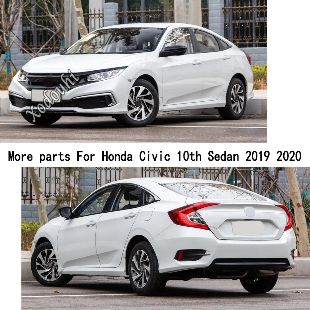 Car Sticker Front Machine Side Fender Vents Air Outlet Lamp Trim Moulding Hoods 2pcs For Honda Civic 10th Sedan 2019 2020 2021 | Автомобили