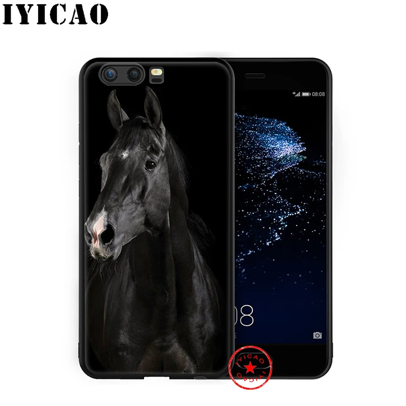 Мягкий чехол IYICAO Fine Horse Art Для huawei P30 P20 P10 P9 P8 2017 2016 2015 P Smart Z Plus 2019 mate 20 10 Lite Pro Mini |