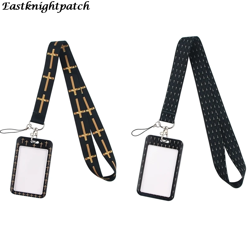 

E2950 держатель для удостоверения личности Иисуса держатель для карт Мужчины Женщины автобус держатель для карт карточка с ремешком