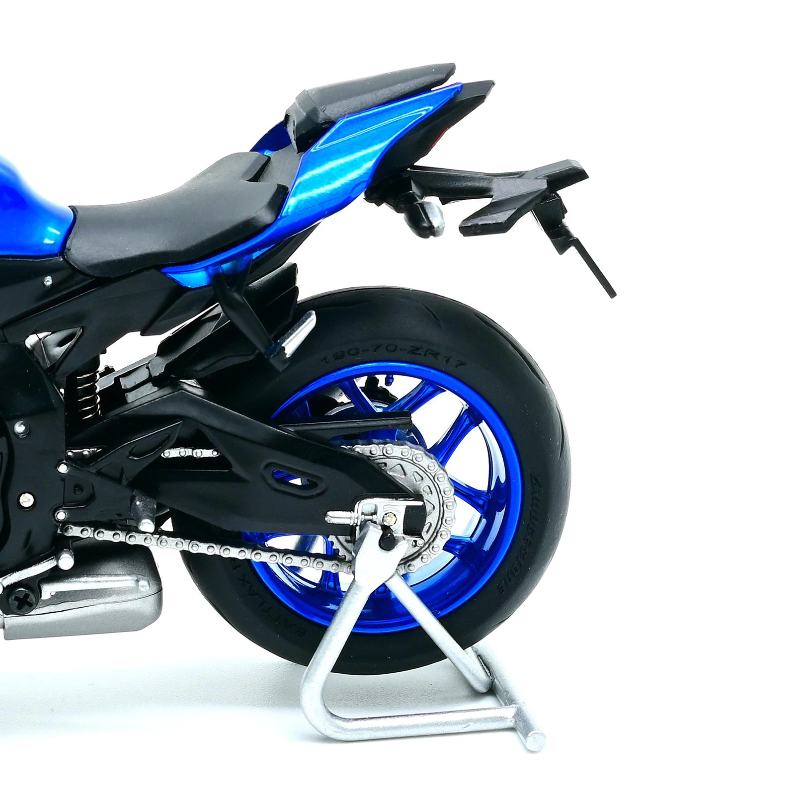 Коллекция 1:18 мотоциклов Yamaha YZF R1 литые под давлением модели Blue R1| |